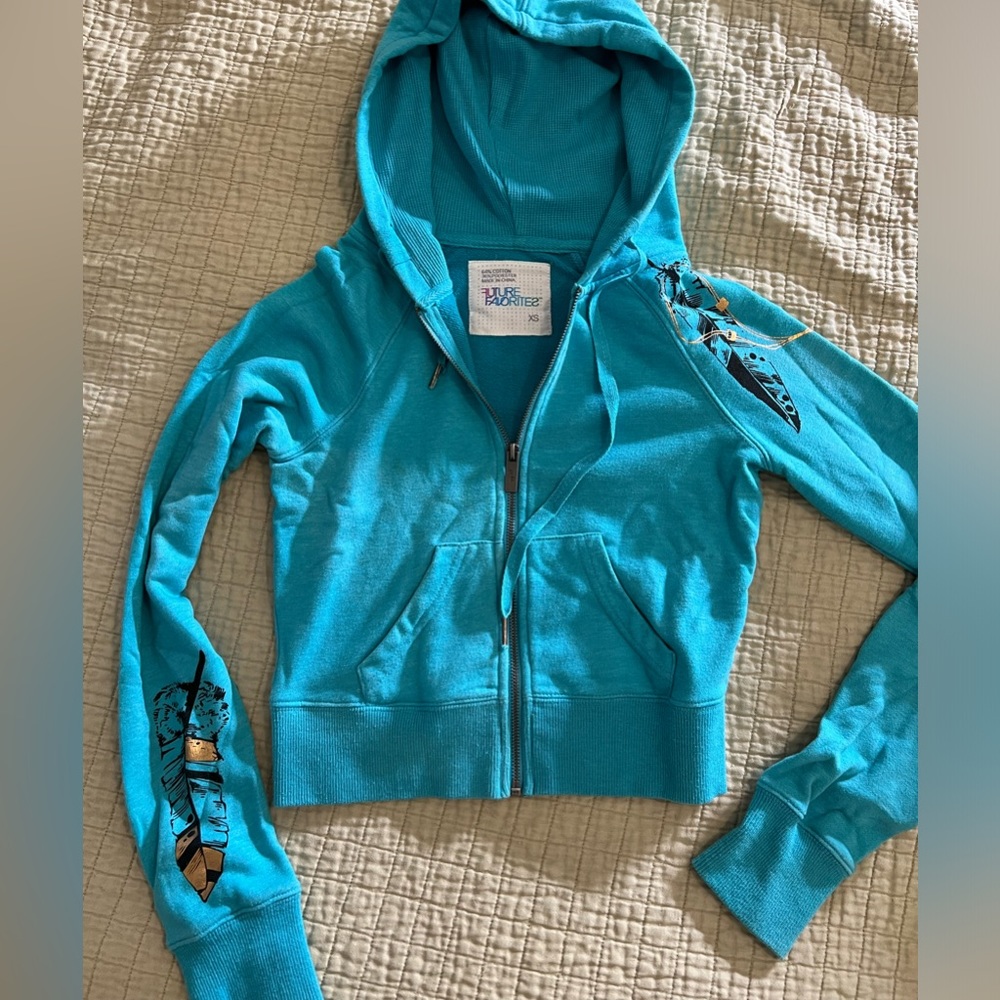 Crop zip up jacket Xs